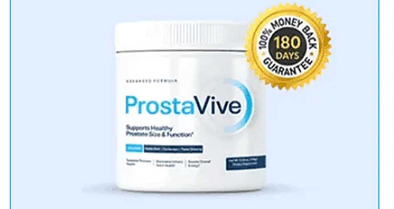 ProstaVive 1 bottle 30-day supply with 180-day guarantee seal