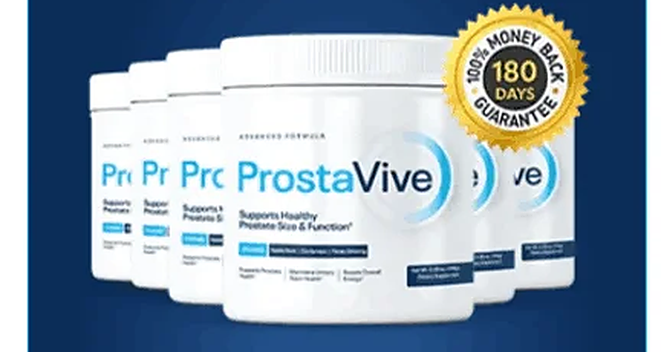 ProstaVive 6 bottles 180-day supply with 180-day guarantee seal