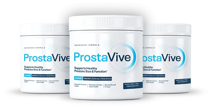 ProstaVive three bottles daily prostate and male vitality supplement